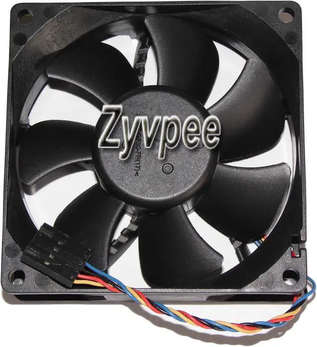 Alt view image 2 of 2 - Delta 80x25mm QUR0812SH AD01 12V 0.5A 4 Wires PWM 4 Pins 8cm Case Fan ,Server Cooler For Dell PN:DW014