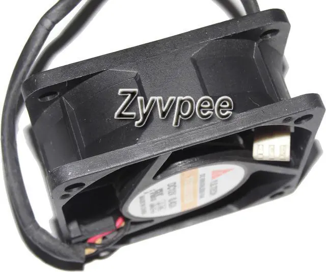 Alt view image 2 of 3 - 6cm Y.S Tech FD126025EB DC 12V 0.23A 6025 Dual ball bearing cooling fan 60*60*25mm 3 wires  3 Pins