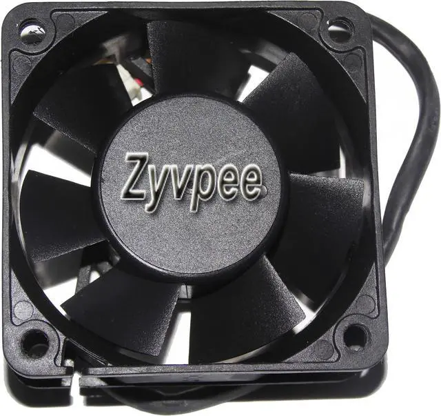 Alt view image 3 of 3 - 6cm Y.S Tech FD126025EB DC 12V 0.23A 6025 Dual ball bearing cooling fan 60*60*25mm 3 wires  3 Pins