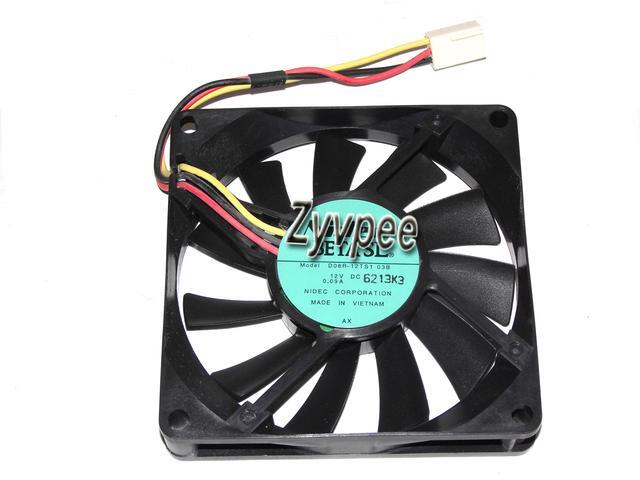 A12025-20RB-3BN-F1 120mm Cooling Fan - 12V 0.37A 3-Wire PC Case Fan Replacement