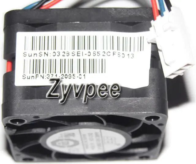 Alt view image 3 of 4 - SEI 4028 A4028B12MD-C P/N:371-2095-01 12V 0.53A 3 Wires 3 Pins Connector Cooling fan