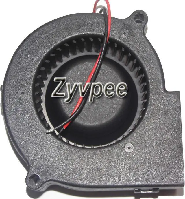 Alt view image 3 of 3 - Original ADDA 75x30mm AD7524UB DC24V 0.27A 2 Wires Blower For Projector instruments