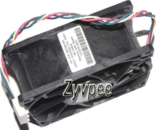 Alt view image 2 of 4 - Square Cooling Fan of NIDEC 9238 V92E12BUA7-07 T10A3 with 12V 3.24A 4-Wires