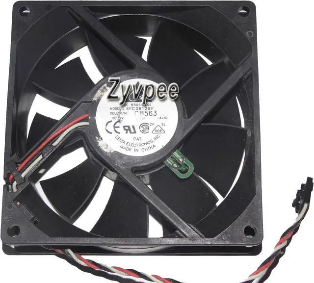 Main image of Delta 9232 EFC0912BF 12V 0.6A 3 wires 3 pins 9cm case fan C8563 For Dell Poweredge 1400SC Server