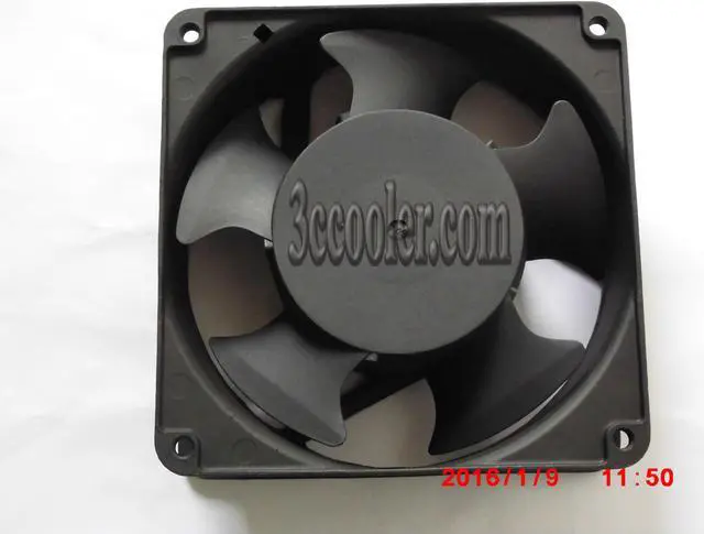 Alt view image 3 of 3 - SANJUN/Zyvpee 120*38MM SJ1238HA2 220~240V 50/60Hz 0.13A 2 Pins  12CM AC fan Cabinet fan UPS fan inverter cooler