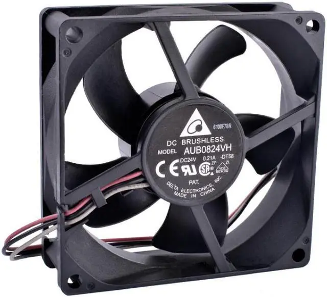 Main image of Delta 8025 AUB0824VH -DT58 24V 0.21A 3 Wires 3 Pins 8CM Inverter Fan case cooler