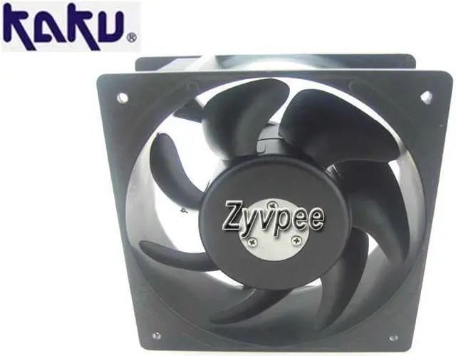 Alt view image 3 of 3 - KAKU 160x65mm KA1606HA2 AC230V 0.12/0.14 IP55 2 Pins dust-proff water-proof Axial AC Fan