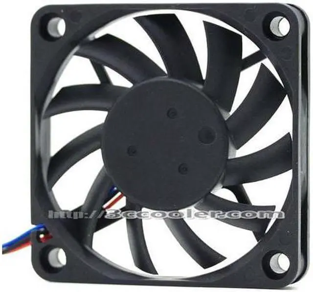 Alt view image 2 of 3 - Radiator Cooling Cooler Fan For DELTA EFB0612HHA 6010 6CM 12V 0.25A 60*60*10mm 3Pin For Infocus LP530 Replacement Chassis