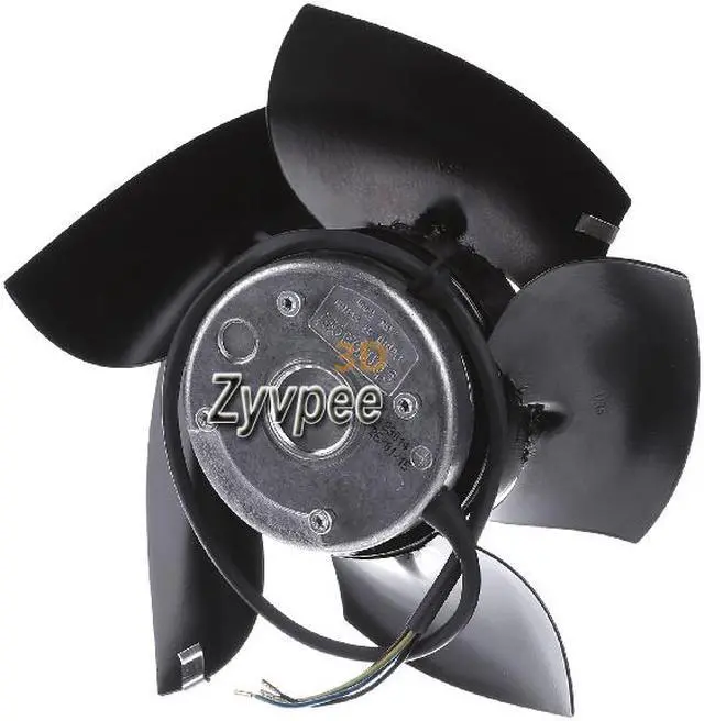 Alt view image 2 of 2 - ebm Papst A2D210-AB10-05 M2D068-CC 210mm 400VAC 50/60Hz Class F 2750/3250rpm IP44 3 Phase Black metal axial fan
