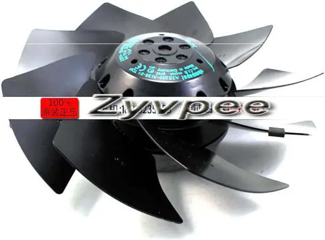 Alt view image 2 of 3 - ebmpapst A2E200-AI38-01 M2E068-BF 200mm 230Vac 50/60Hz 0.3/0.34A class B IP44 4 wires ac axial fan