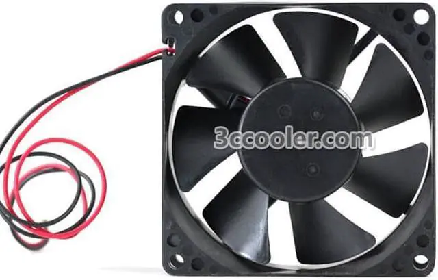 Alt view image 2 of 2 - NIDEC 8025 TA300DC M35254-16 12V 0.19A 2 Wires  8CM Case fan,80mm cooling fan