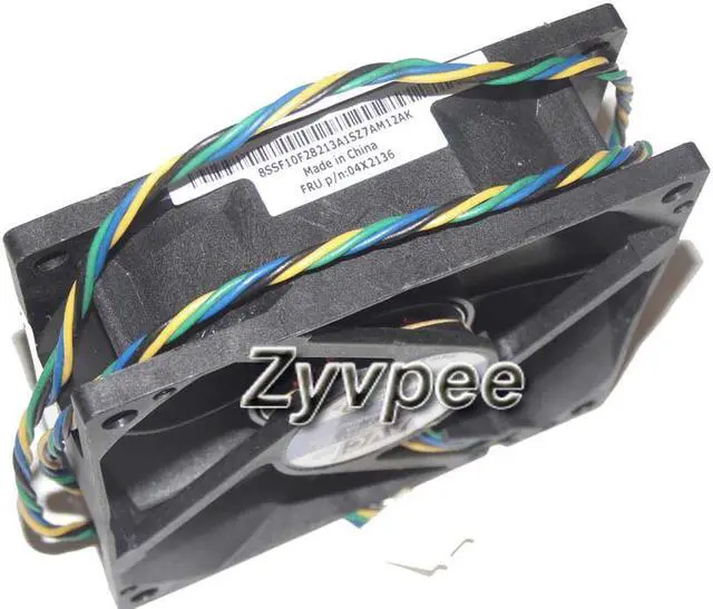 Alt view image 2 of 3 - AVC 80*25MM DS08025T12U P224 12V 0.7A 4 wires 4 pins 04X2136 Server fan 8cm case cooler