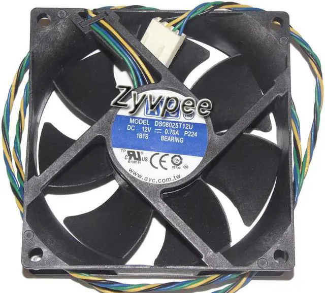 Main image of AVC 80*25MM DS08025T12U P224 12V 0.7A 4 wires 4 pins 04X2136 Server fan 8cm case cooler