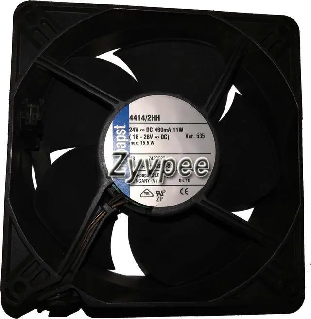 Main image of ebmPAPST 120*38 4414/2HH 24V 460mA 11W 3 Wire 3 pins 12cm case fan inverter cooler