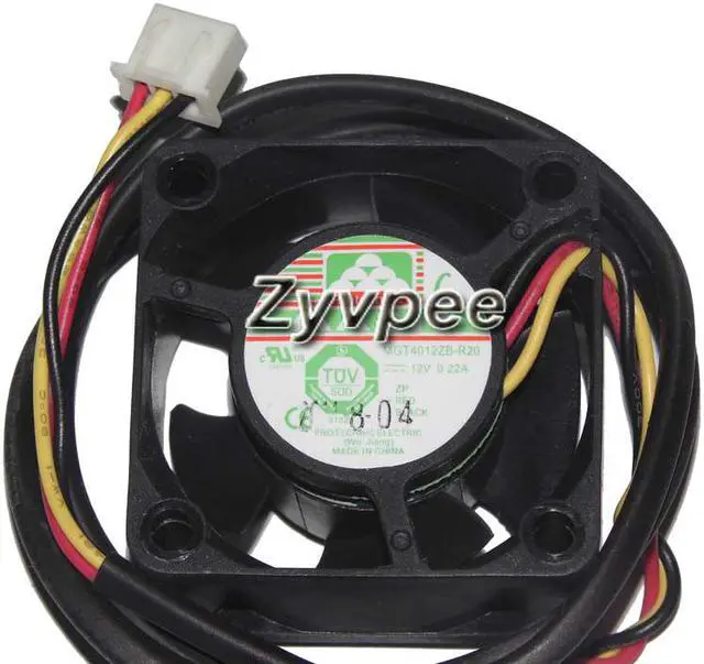 Main image of MAGIC 40*20MM MGT4012ZB-R20 12V 0.22A 3 wires 3 pins 4cm case fan cooling fan