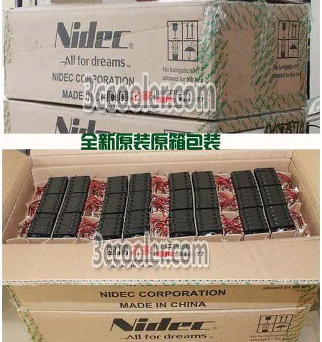 Alt view image 3 of 3 - Nidec 40*10MM U40X12NS2Z7-51 DC12V 0.04A 2 Wires 4CM Case Fan