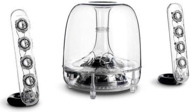 Alt view image 4 of 13 - Harman Kardon SoundSticks III 2.1 Plug and Play Multimedia Speaker System