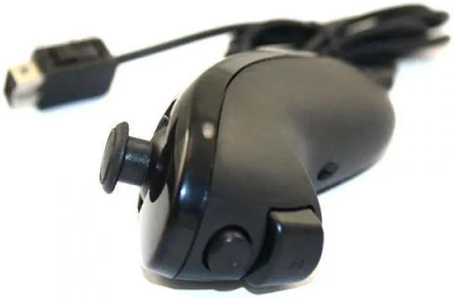Alt view image 6 of 7 - 2in1 Remote Plus Built-In Motion Plus Nunchuk Silicone Case for Nintendo Wii - Black (Althemax)