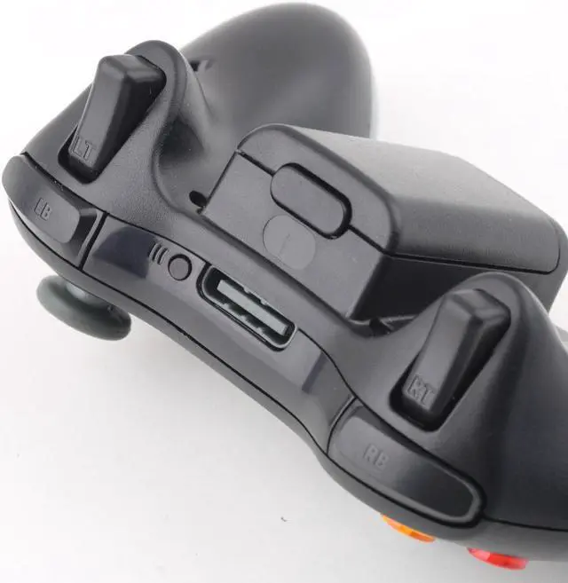 Alt view image 5 of 6 - Wireless Game joysticks Remote Controller for Microsoft Xbox 360 Console - Black (Althemax)