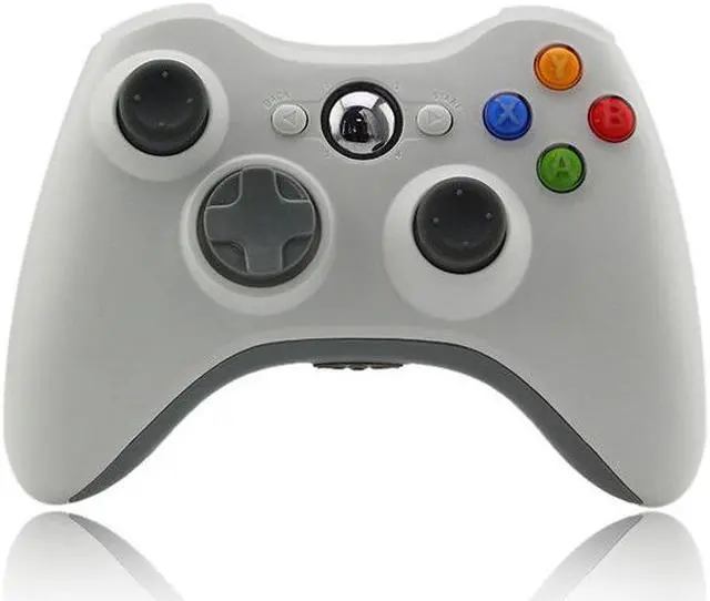 Main image of New Wireless Shock Gamepad Game Joypad Controller For Microsoft xBox 360 - White (Althemax)