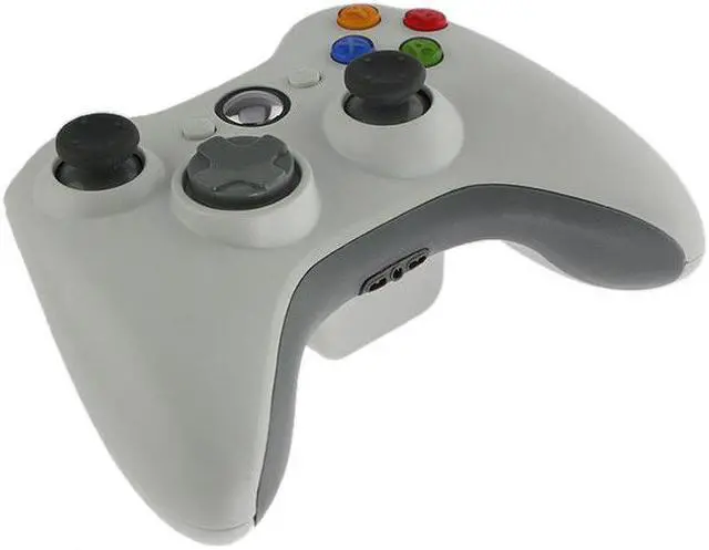 Alt view image 2 of 6 - New Wireless Shock Gamepad Game Joypad Controller For Microsoft xBox 360 - White (Althemax)