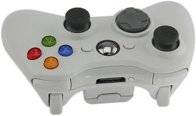 Alt view image 3 of 6 - New Wireless Shock Gamepad Game Joypad Controller For Microsoft xBox 360 - White (Althemax)