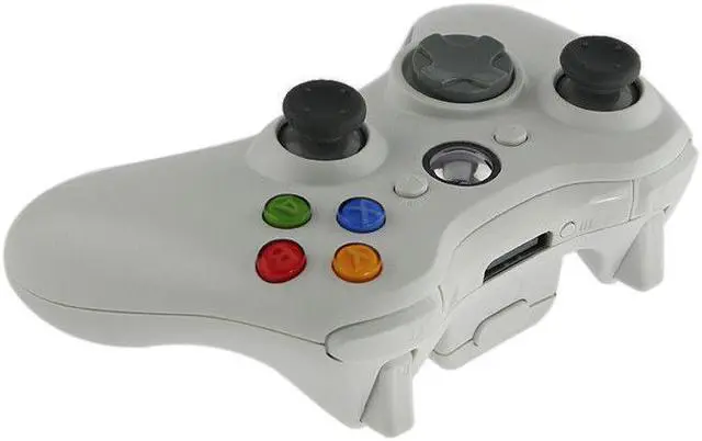 Alt view image 5 of 6 - New Wireless Shock Gamepad Game Joypad Controller For Microsoft xBox 360 - White (Althemax)