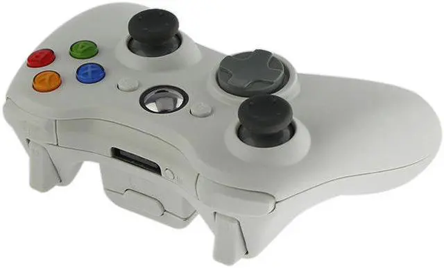 Alt view image 4 of 6 - New Wireless Shock Gamepad Game Joypad Controller For Microsoft xBox 360 - White (Althemax)