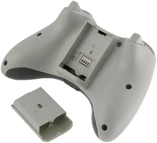 Alt view image 6 of 6 - New Wireless Shock Gamepad Game Joypad Controller For Microsoft xBox 360 - White (Althemax)