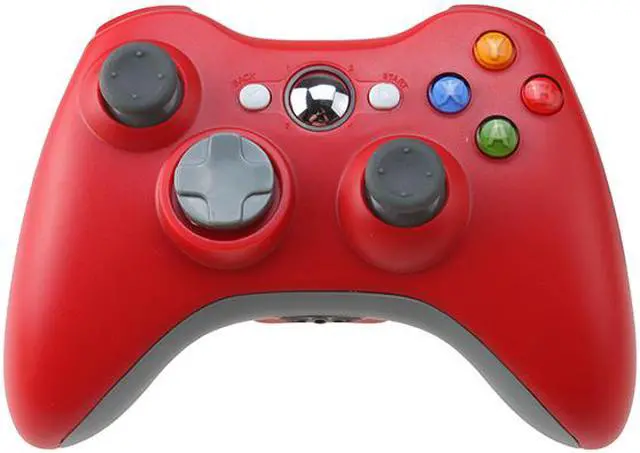 Main image of Wireless Game joysticks Remote Controller for Microsoft Xbox 360 Console - Red (Althemax)
