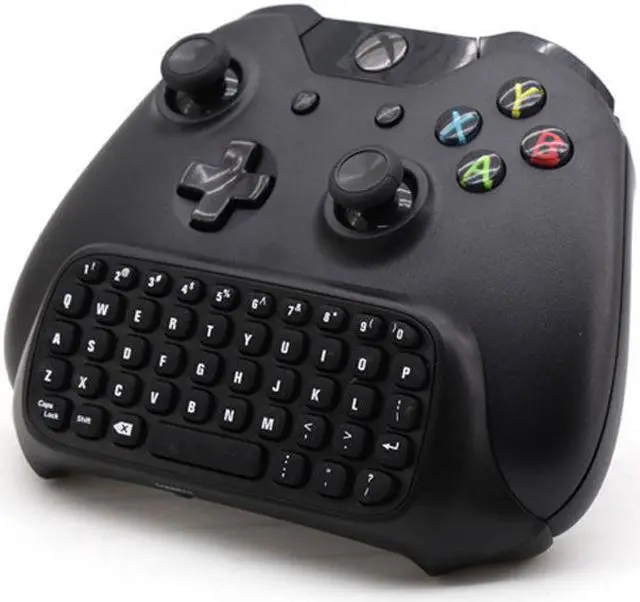 Alt view image 2 of 6 - New 2.4G Mini Wireless Chatpad Message Keyboard for Xbox One Controller - Black (Althemax)