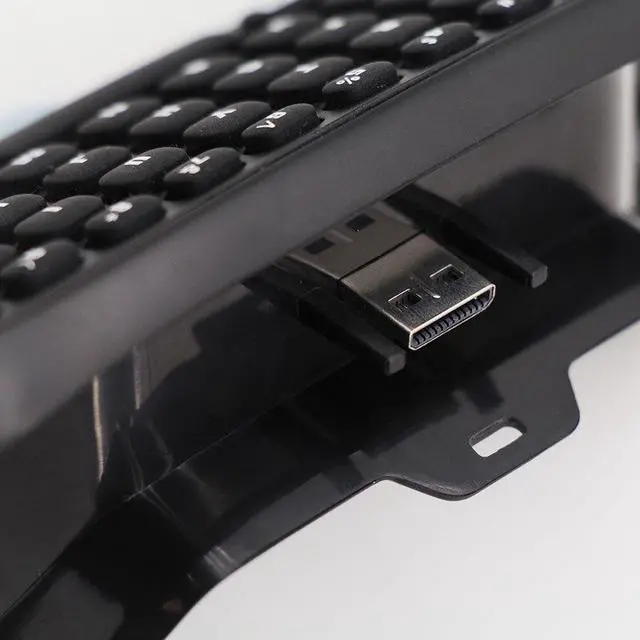 Alt view image 3 of 6 - New 2.4G Mini Wireless Chatpad Message Keyboard for Xbox One Controller - Black (Althemax)