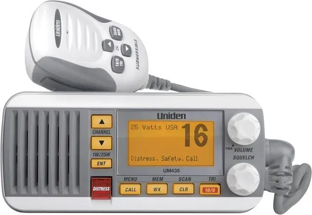 Alt view image 8 of 11 - Uniden Um435 Fived Mount Vhf Radio White