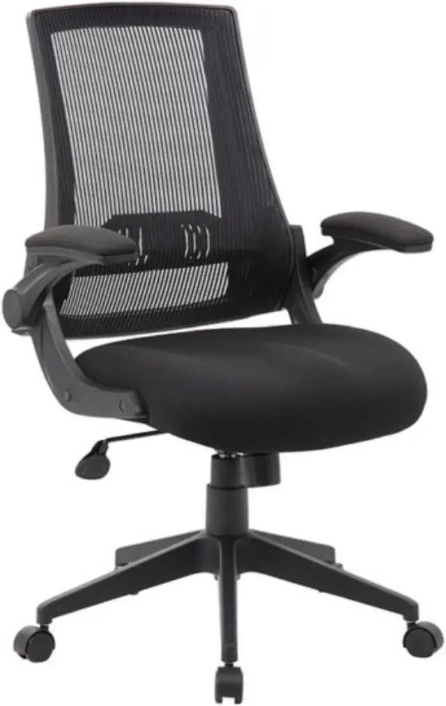 Main image of Boss Mesh Back, Flip Arm Task Chair