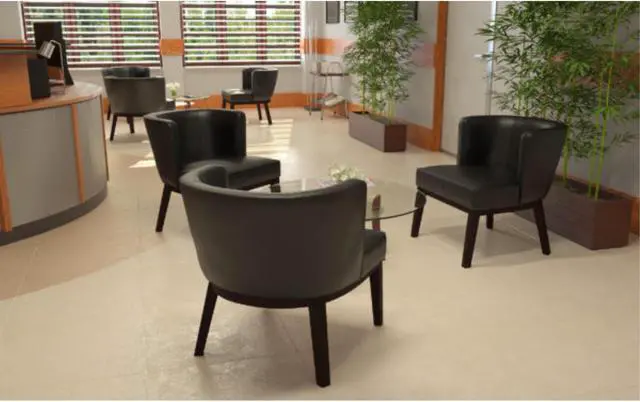 Alt view image 2 of 7 - Boss Ava Accent Chair-Black