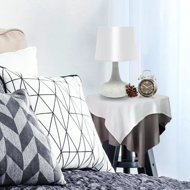 Alt view image 6 of 14 - Simple Designs Mosaic Tiled Glass Genie Table Lamp with Fabric Shade