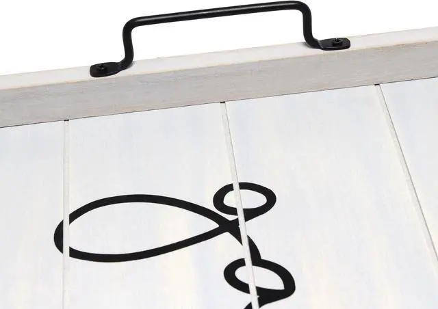 Alt view image 5 of 20 - Elegant Designs Decorative Wood Serving Tray w/ Handles, 15.50" x 12", "Gather" HG2000-GGH