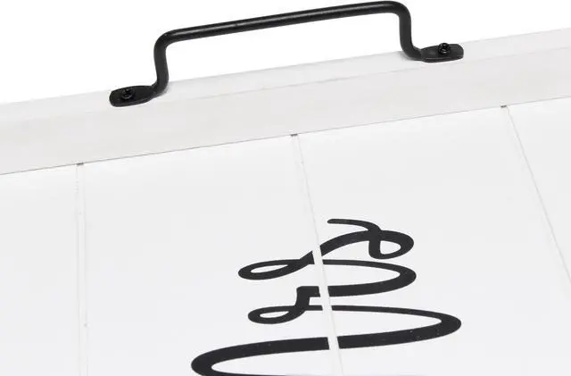 Alt view image 5 of 20 - Elegant Designs Decorative Wood Serving Tray w/ Handles, 15.50" x 12", "Mr. & Mrs." HG2000-WMM