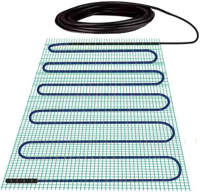 Alt view image 2 of 4 - WarmlyYours TRT120-1.3x2.7 Tempzone Bench Shower Mat - 3.6 sq.ft.