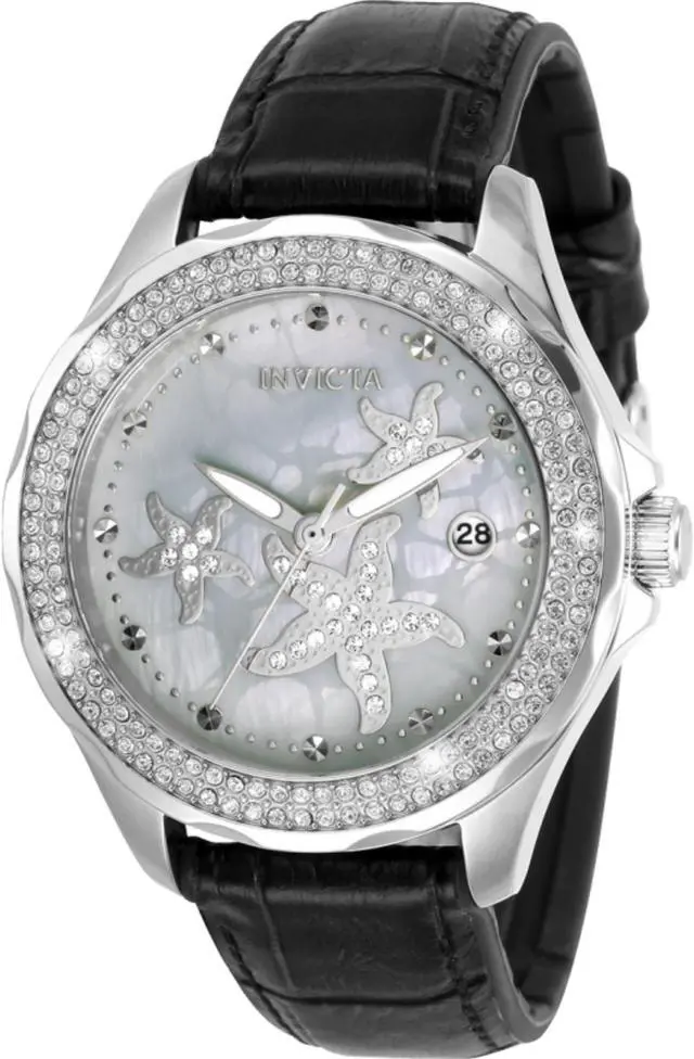 Alt view image 5 of 5 - Invicta Women's 32664 Wildflower Quartz 3 Hand Platinum Dial Watch