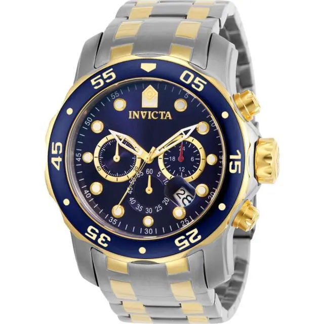 Alt view image 15 of 19 - Invicta  Pro Diver 0077  Stainless Steel Chronograph  Watch