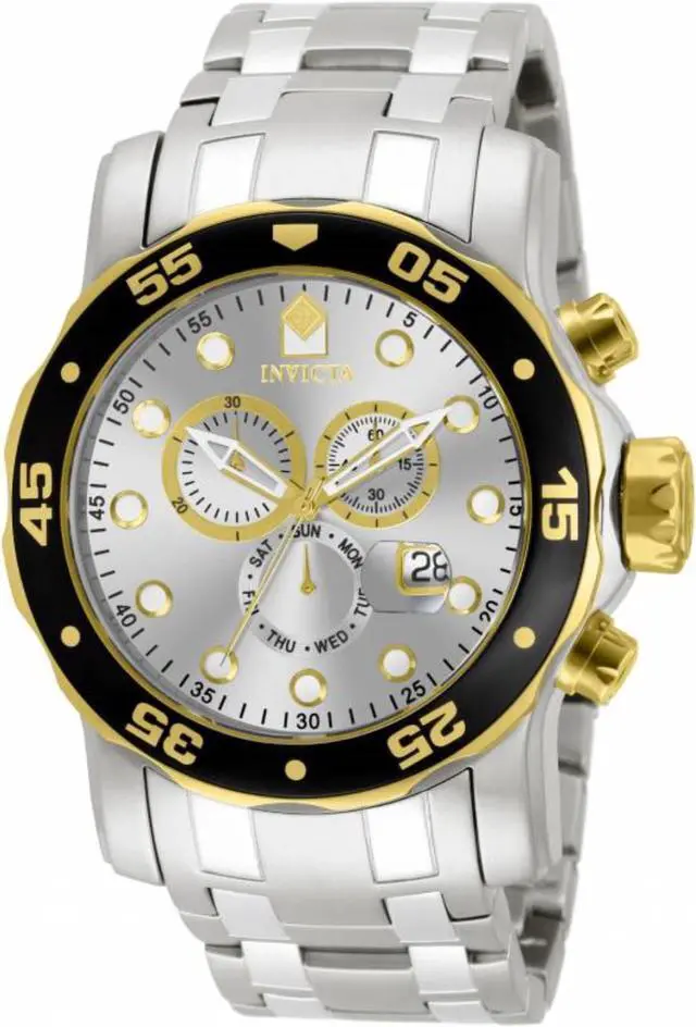 Alt view image 2 of 4 - Invicta  Pro Diver 80040  Stainless Steel Chronograph  Watch