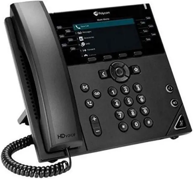 Main image of Polycom VVX 450 12-Line High-End Color IP Desktop Phone (Power Supply Not Included) 2200-48840-025