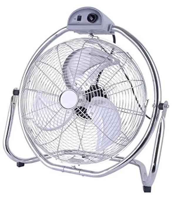 Alt view image 7 of 9 - Optimus F-4208 20 Inch Grade Oscillating High Velocity Fan with Chrome Grill