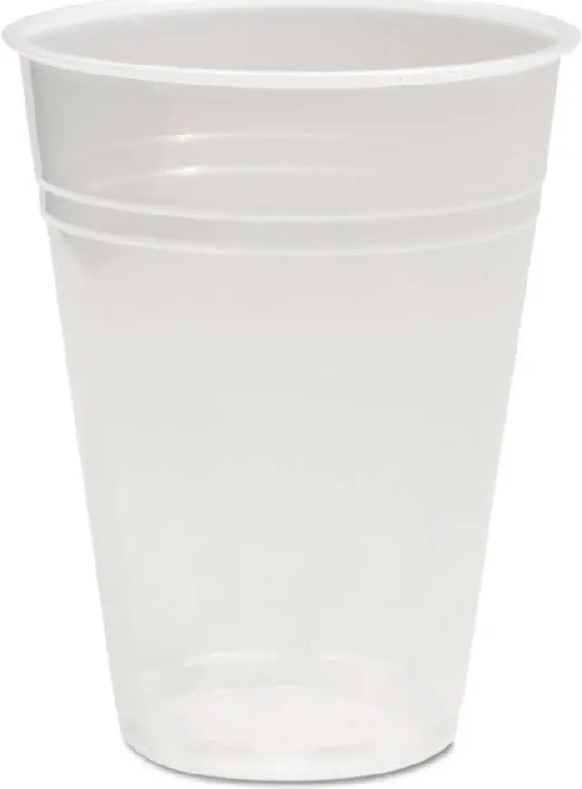 Alt view image 2 of 4 - Boardwalk Translucent Plastic Cold Cups ,CUP,PLAS,10OZ,100/PK,TR