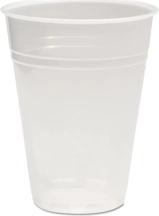 Main image of Boardwalk Translucent Plastic Cold Cups ,CUP,PLAS,10OZ,100/PK,TR