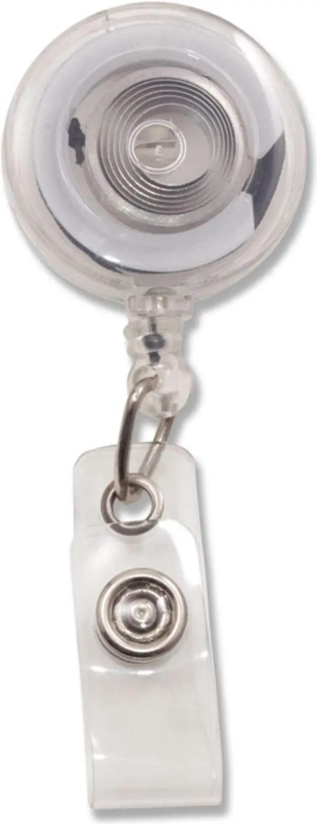 Alt view image 2 of 4 - Advantus Translucent Retractable ID Card Reel ,LANYARDS,CARD REEL 12,CLR