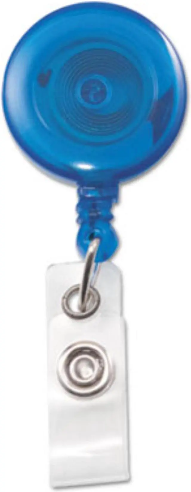 Alt view image 3 of 4 - Advantus Translucent Retractable ID Card Reel ,LANYARDS,CARD REEL 12,BE