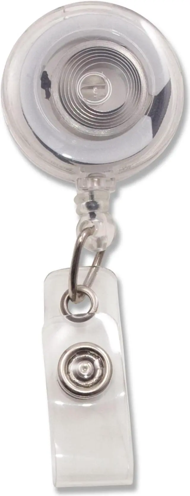 Main image of Advantus Translucent Retractable ID Card Reel ,LANYARDS,CARD REEL 12,CLR