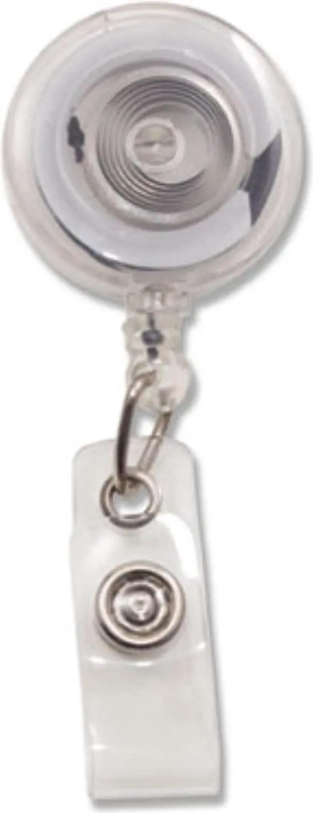 Alt view image 3 of 4 - Advantus Translucent Retractable ID Card Reel ,LANYARDS,CARD REEL 12,CLR